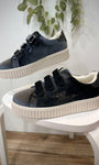 Vue de côté des Baskets Billie avec éclat pailleté