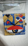 Cadran montre STAMPS Open Eyes multicolore fond blanc