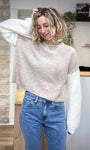 Silhouette casual chic avec pull oversize