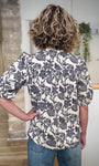 Blouse estivale femme coupe confortable de dos 