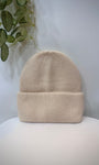 Bonnet cosy couleur crème