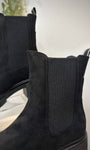 Détail élastique latéral bottines Chelsea Hérine femme