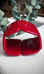 Bracelet STAMPS Belta Oval rouge bijou fantaisie