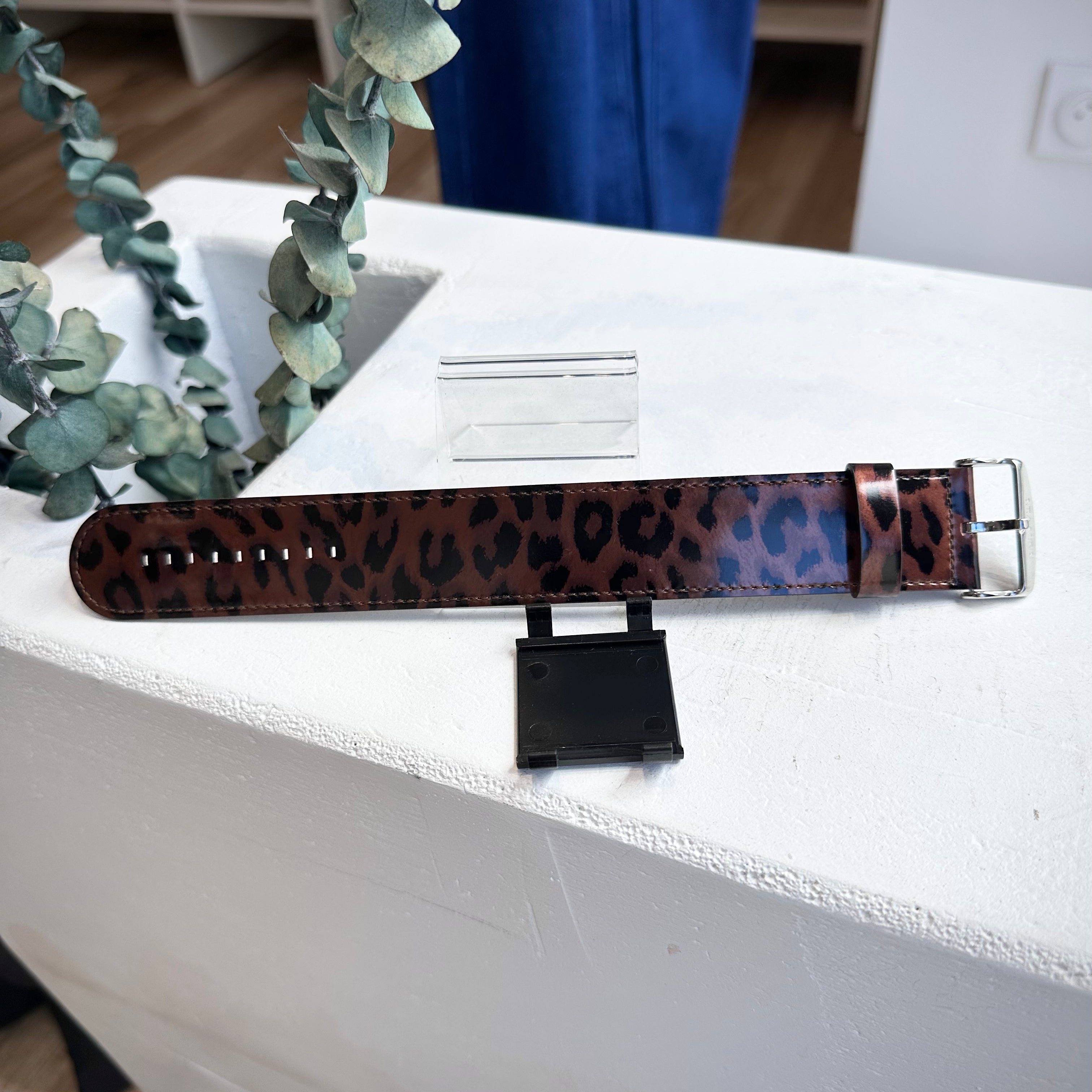 Bracelet STAMPS Shiny Leo marron léopard