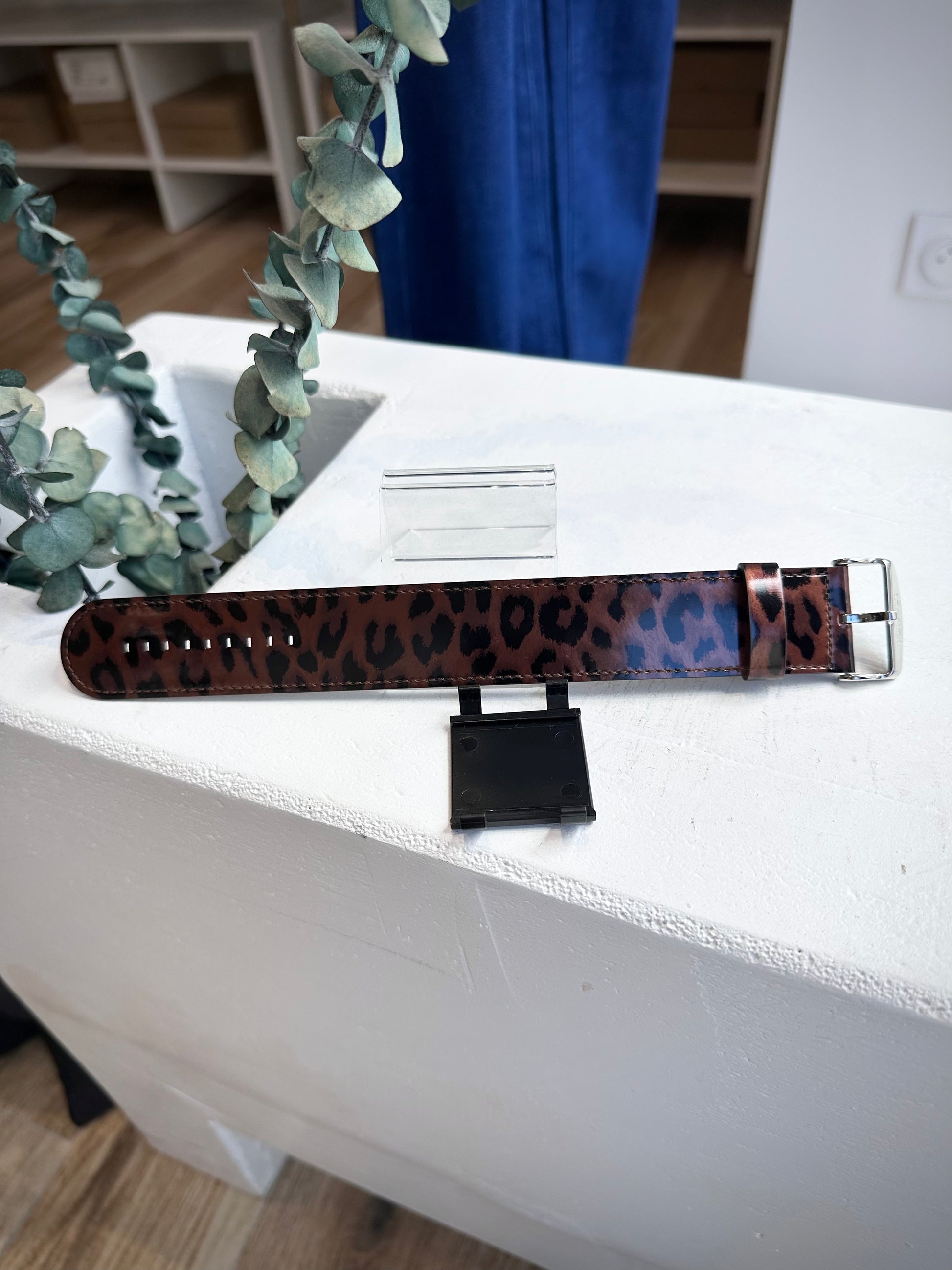 Bracelet STAMPS Shiny Leo marron léopard