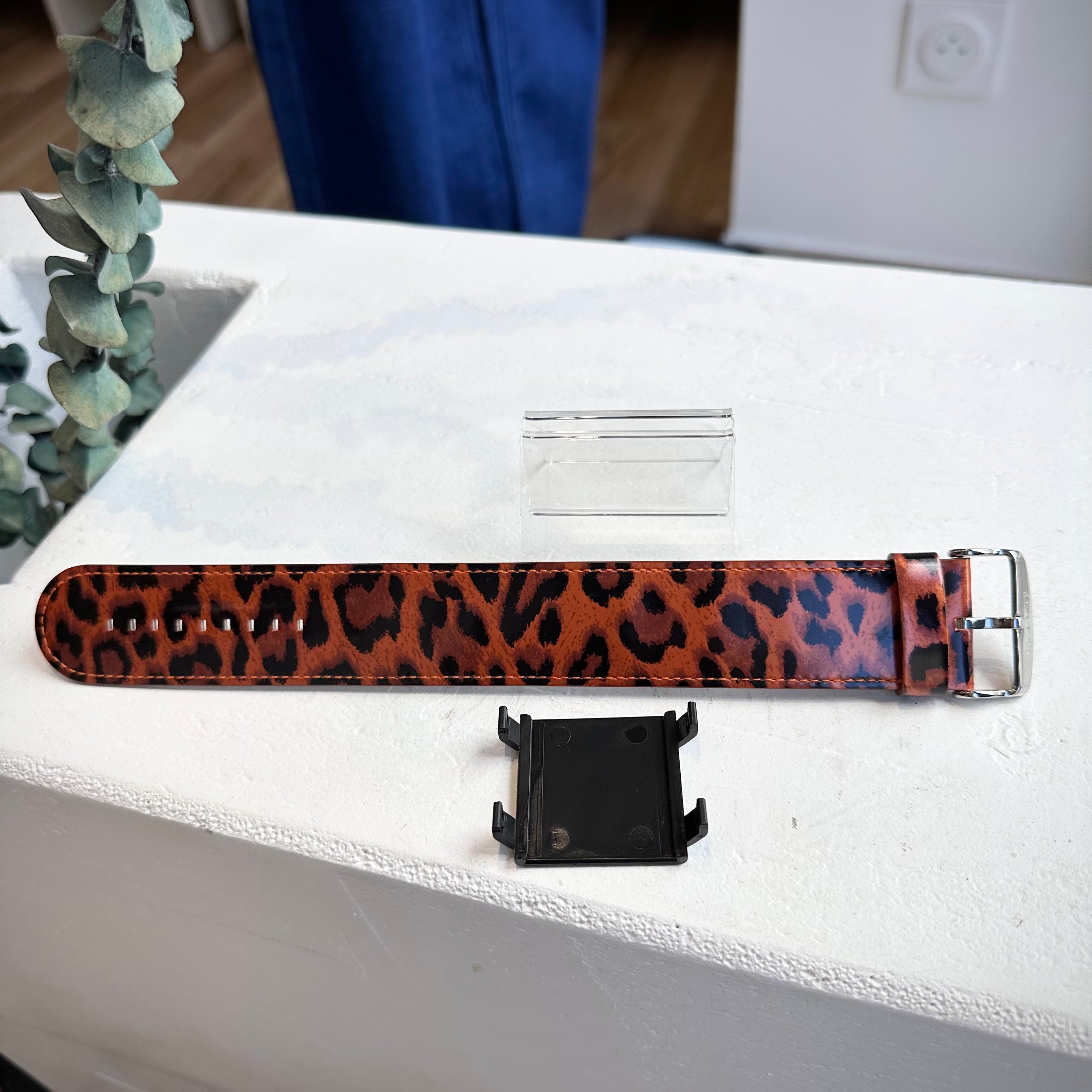 Bracelet STAMPS Shiny Leo orange léopard