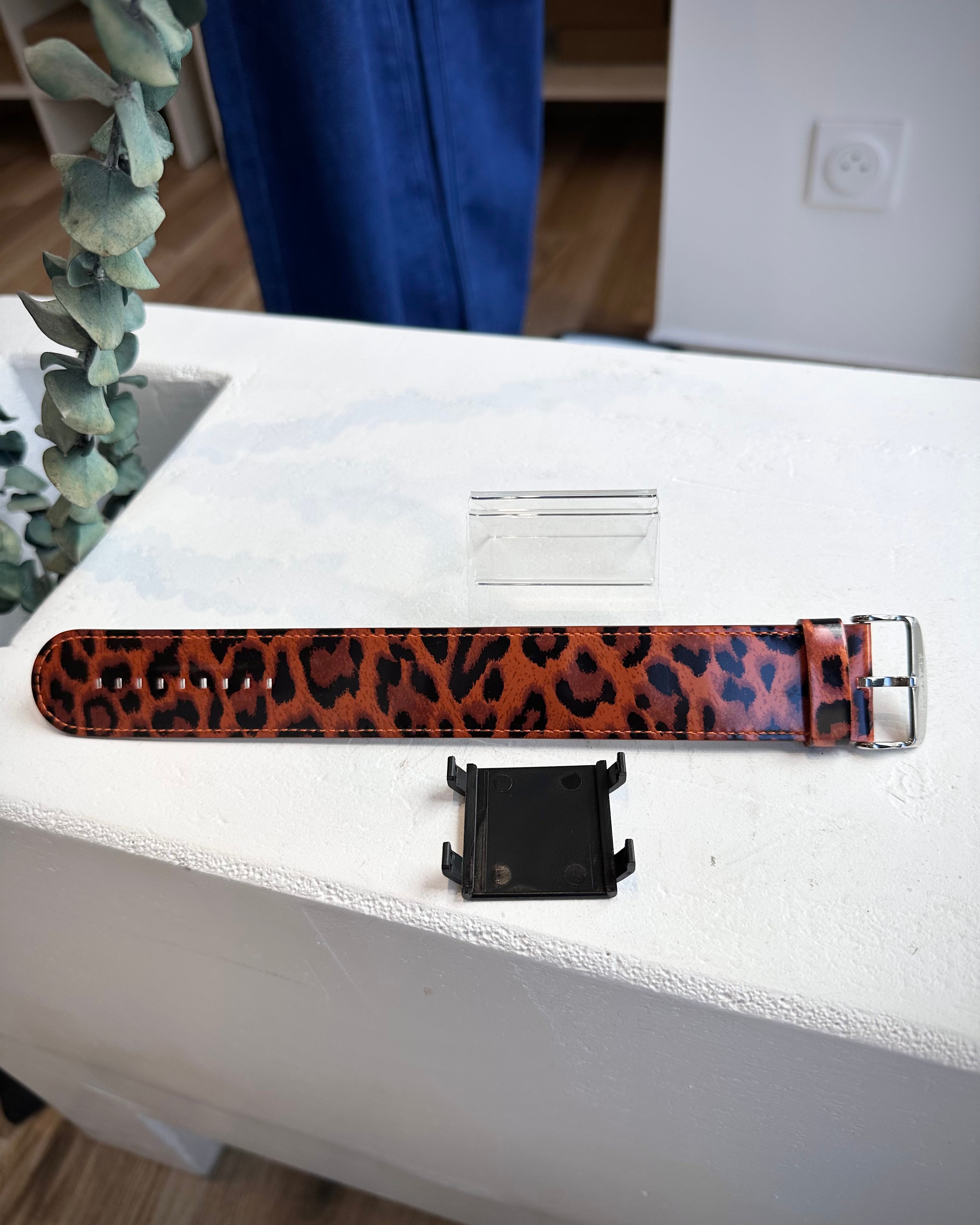 Bracelet STAMPS Shiny Leo orange léopard