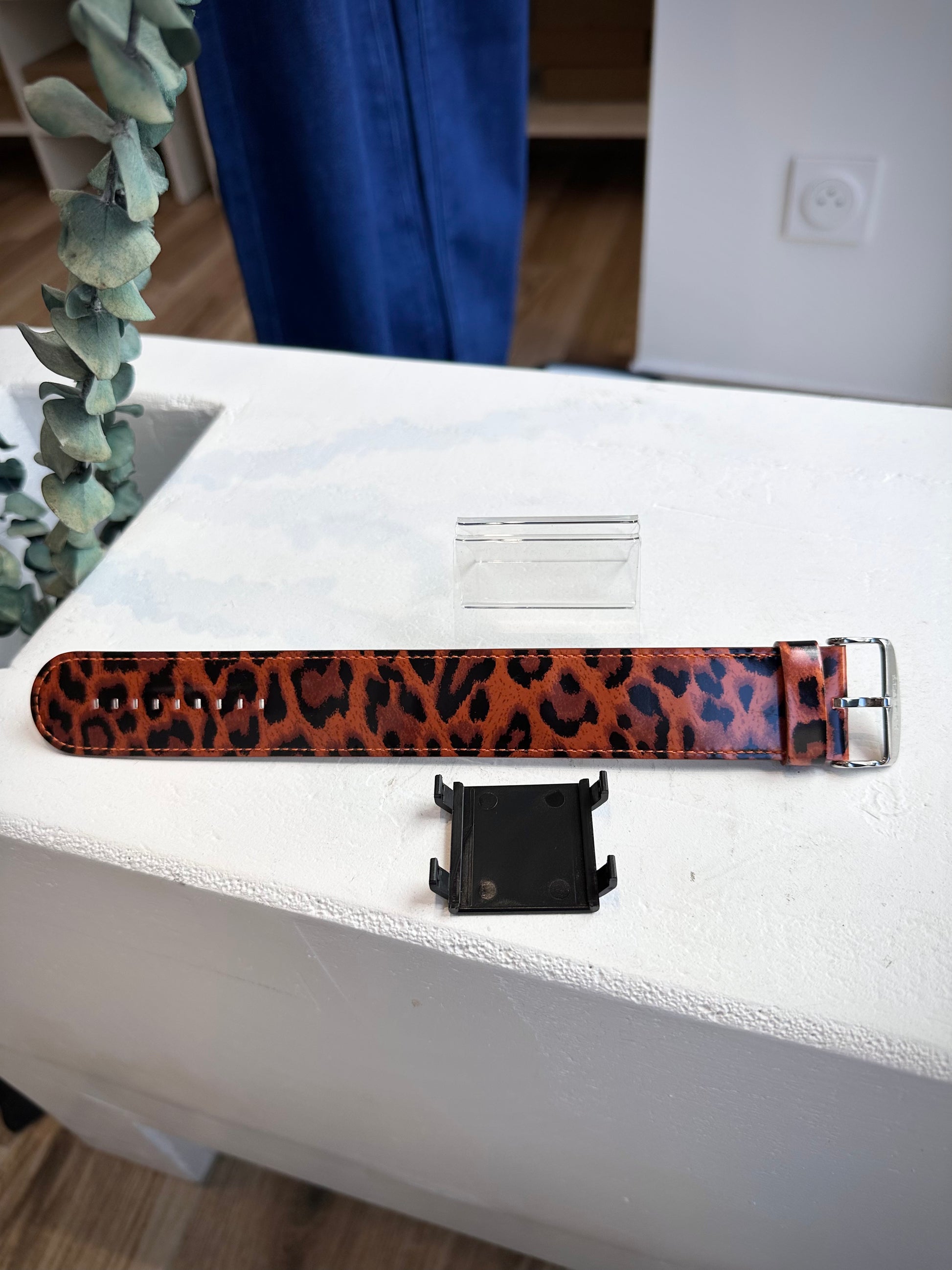 Bracelet STAMPS Shiny Leo orange léopard