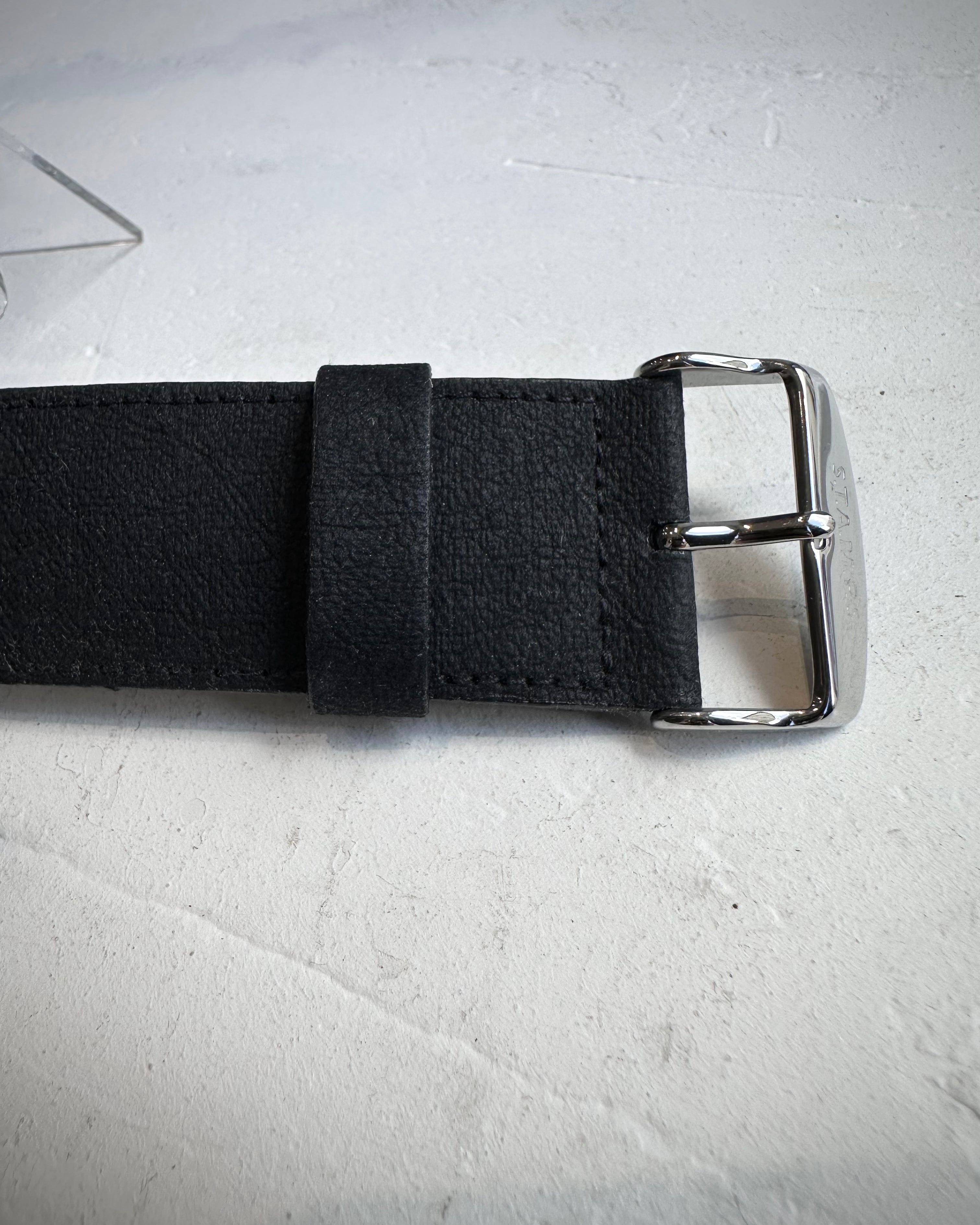 Bracelet végan noir STAMPSTexx pour montre STAMPS