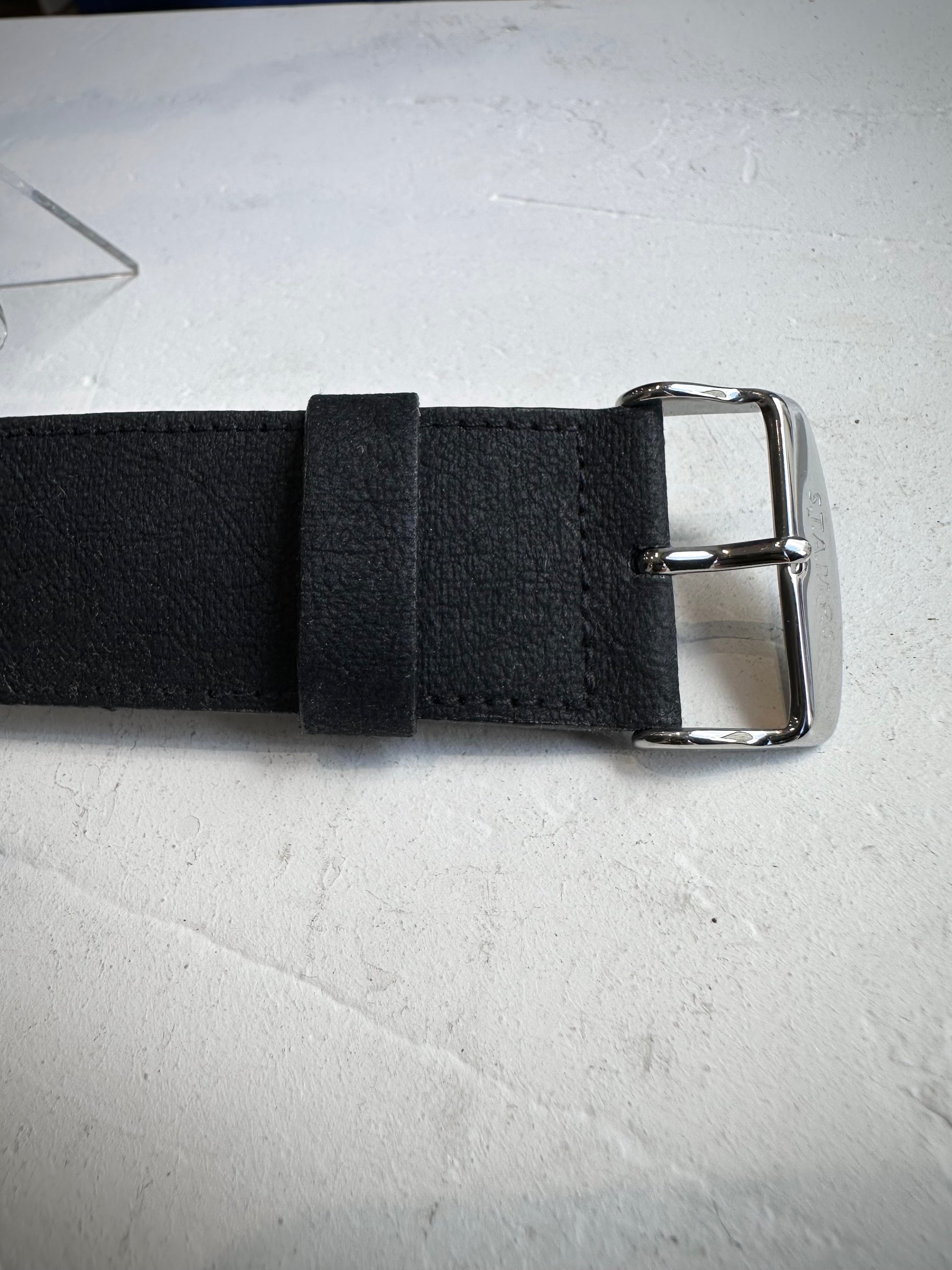 Bracelet végan noir STAMPSTexx pour montre STAMPS