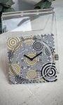 Cadran montre STAMPS Circle Game motif cercles noir et or 