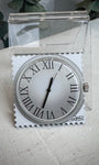 Cadran montre STAMPS Clock chiffres romains noir et gris 