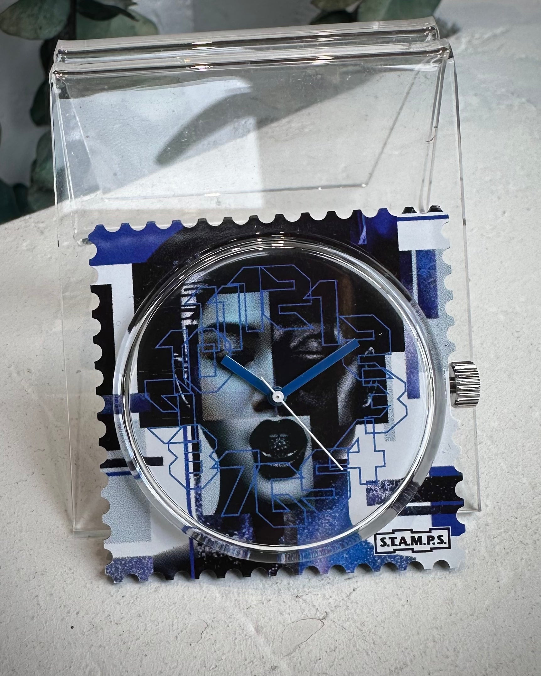 Cadran montre STAMPS Ecstasis portrait artistique graphique 