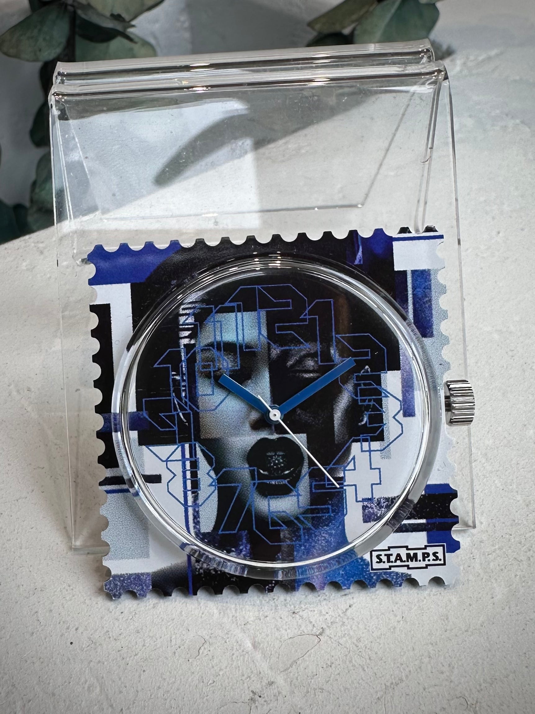 Cadran montre STAMPS Ecstasis portrait artistique graphique 