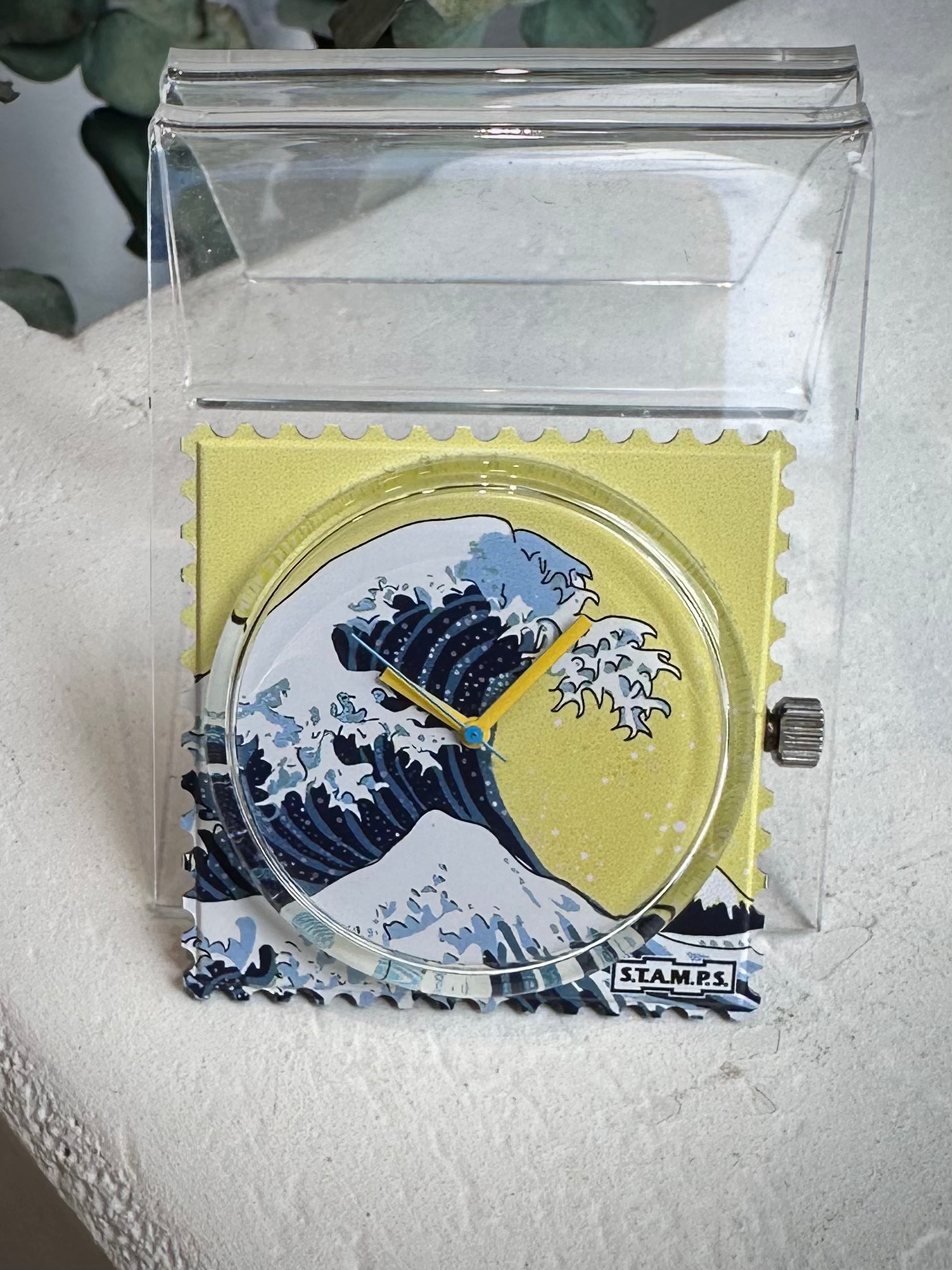 Cadran montre STAMPS Hokusai waterproof vague japonaise