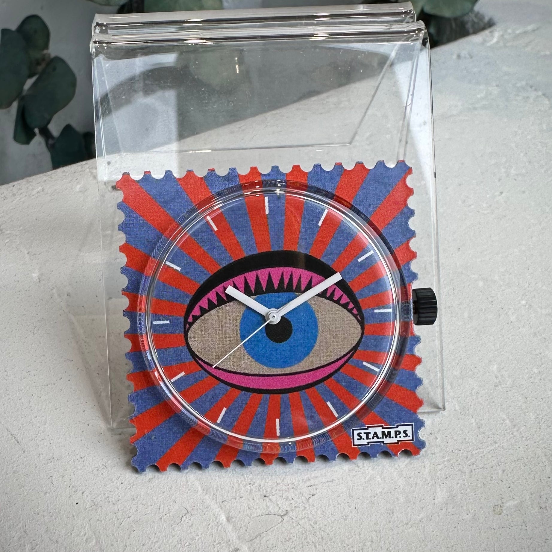 Cadran montre STAMPS Trippy Eye œil graphique coloré 