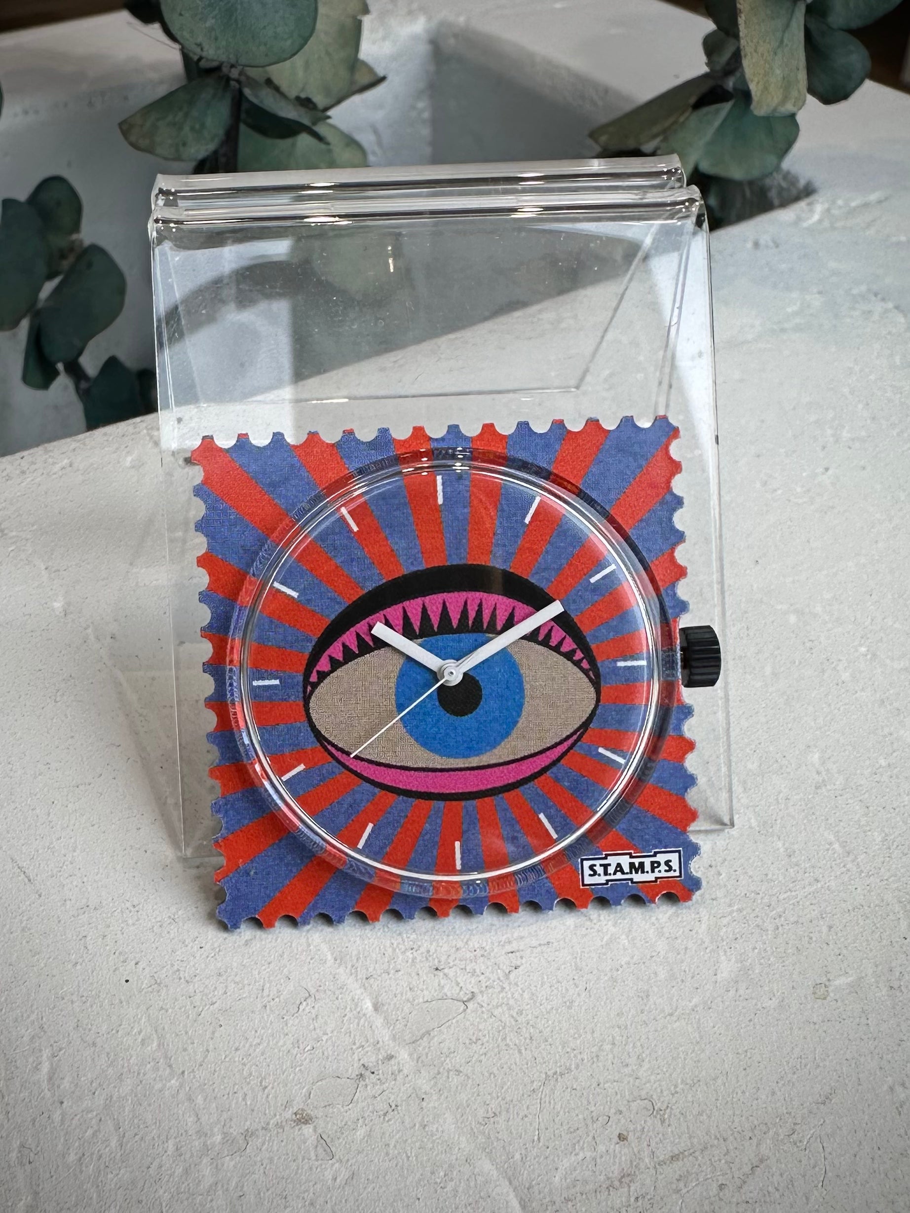 Cadran montre STAMPS Trippy Eye œil graphique coloré 
