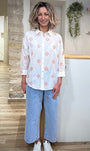 Chemise brodée femme look printemps été