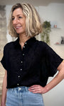 Chemise ample femme manches chauve-souris élégante 
