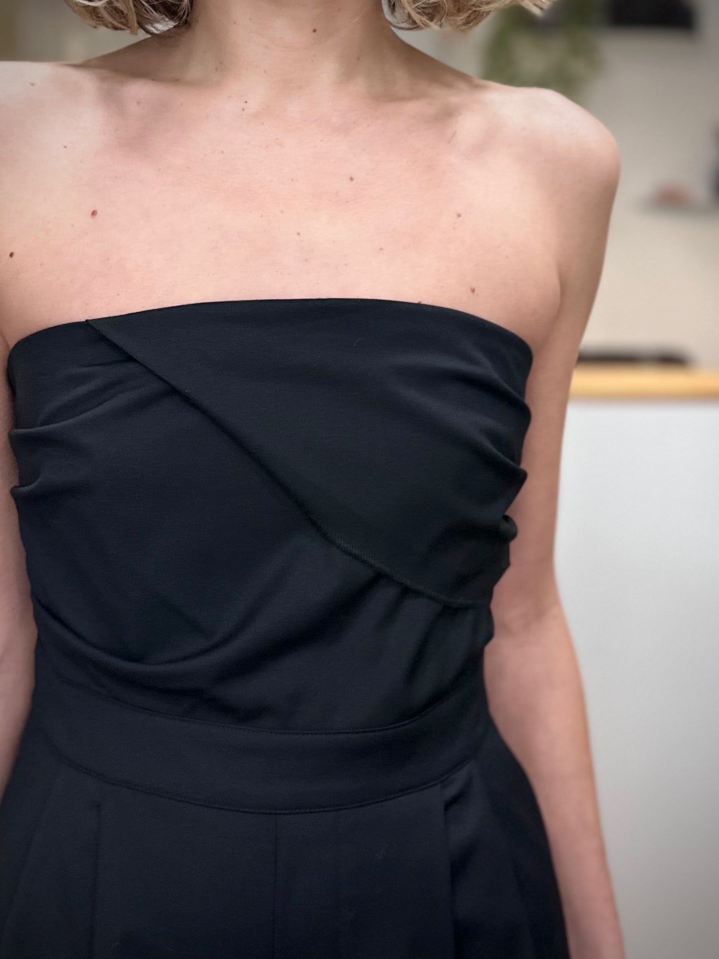 Zoom sur bustier maintien silicone