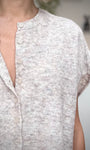 Zoom sur la texture du gilet SANNY