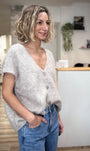 Style casual chic avec cardigan sans manches et jean