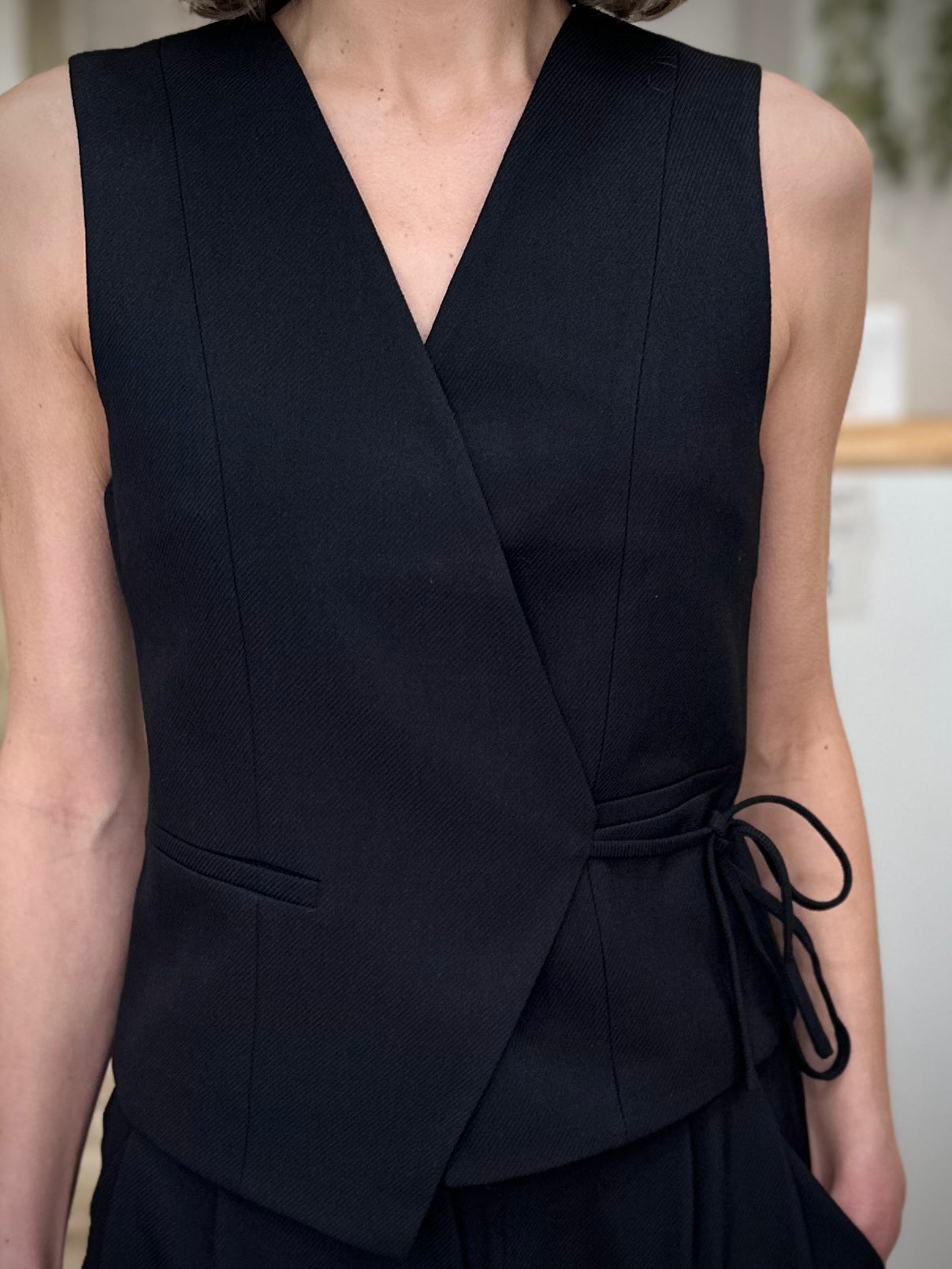 Gilet cintré femme silhouette affinée 