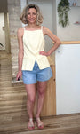 Look casual chic avec gilet sans manches femme 