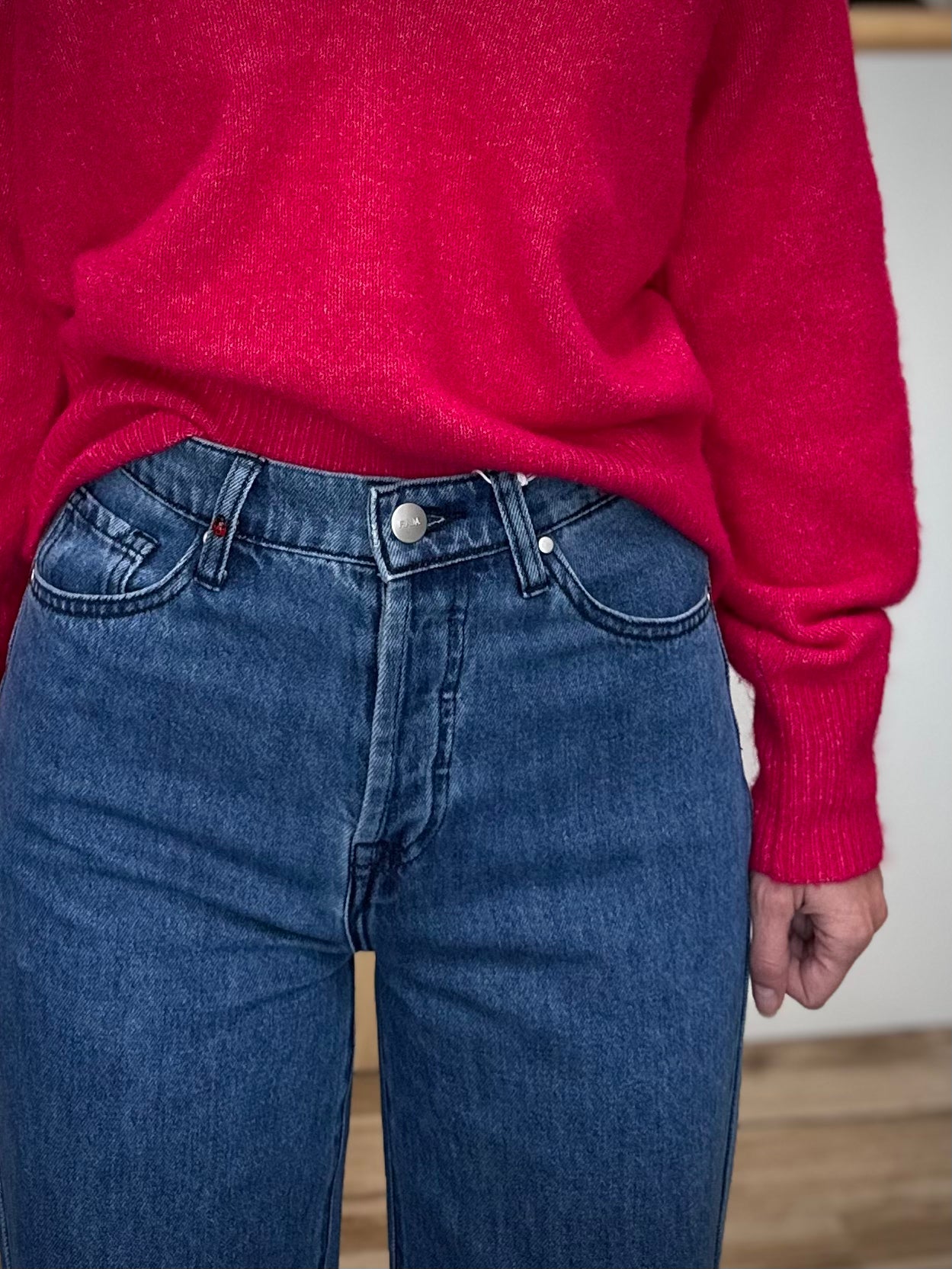 Détail du denim et de la texture du jean