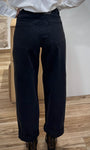 Détail poches arrière jean baggy noir carbone