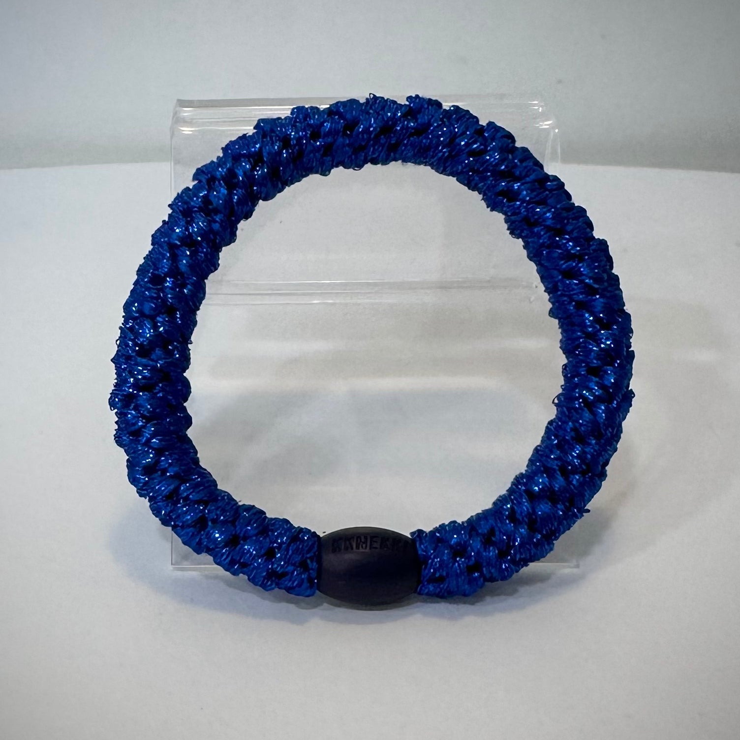 élastique cheveux Kknekki bleu électrique
