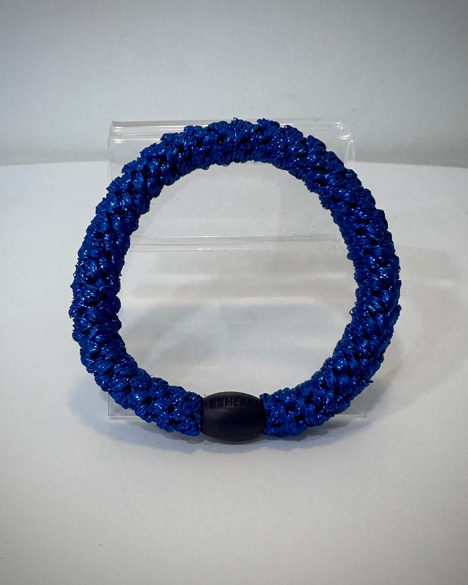 élastique cheveux Kknekki bleu électrique
