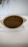Lunettes de soleil femme verres bruns 