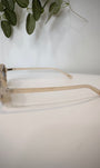 Monture milky translucide lunettes femme 