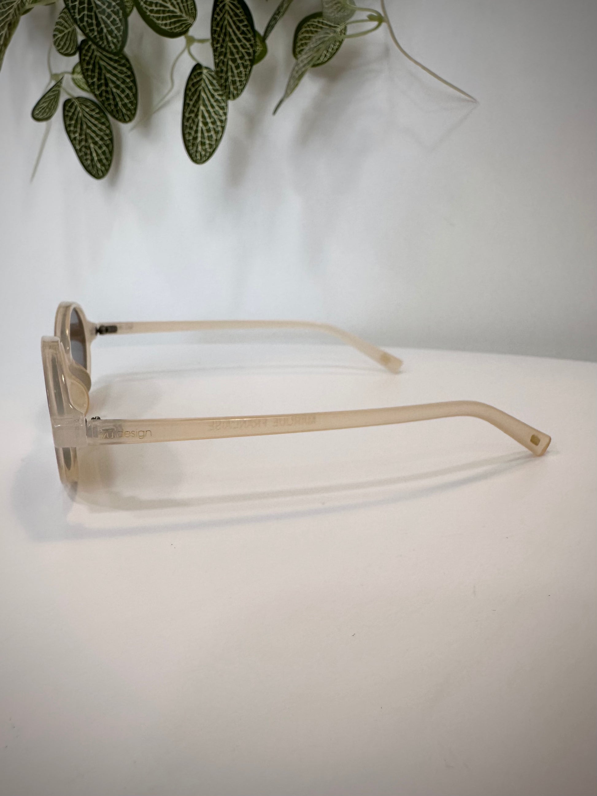 Monture milky translucide lunettes femme 