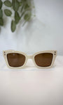 Lunettes de soleil IYU Design Mila crème