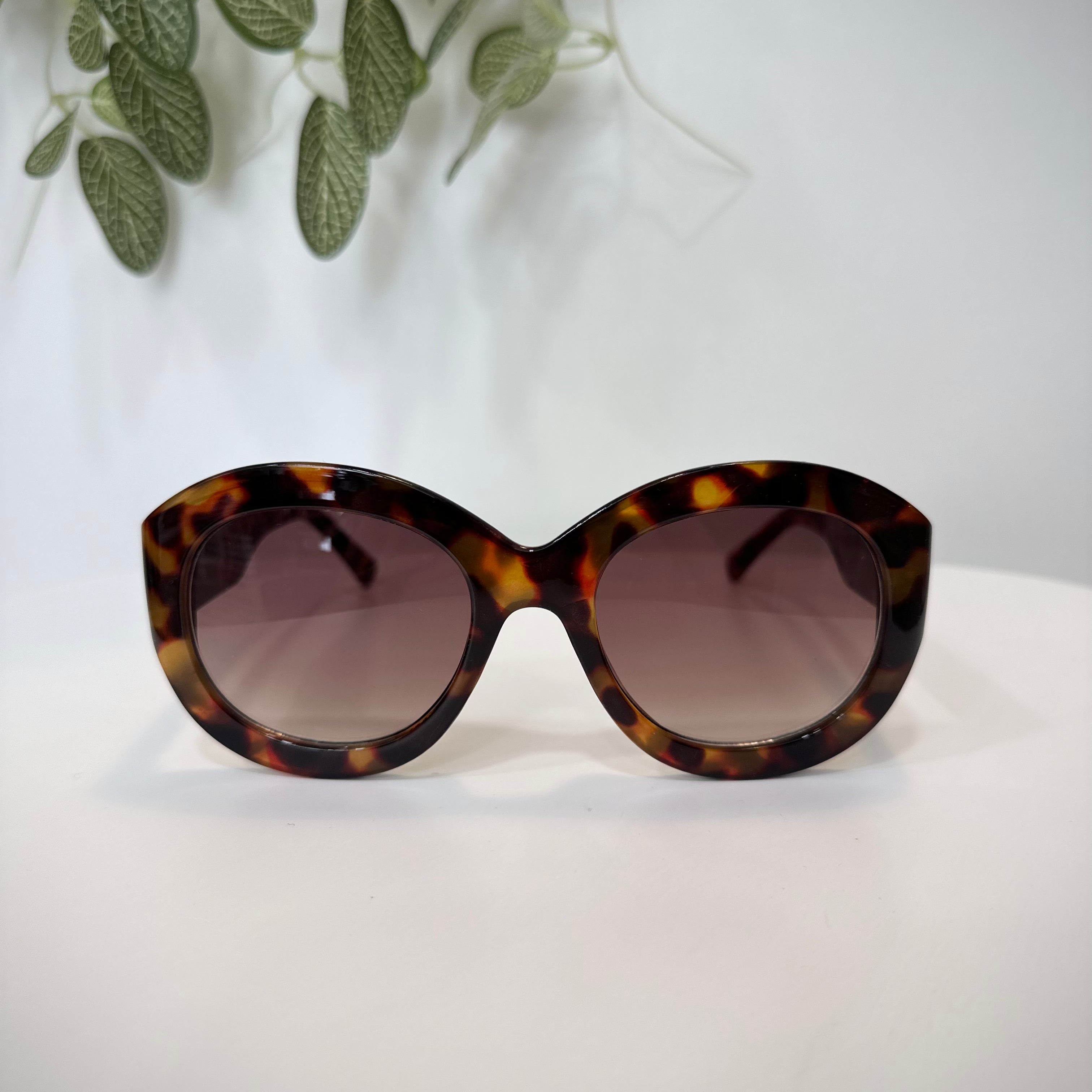 Lunettes de soleil IYU Design Tysia écaille marron