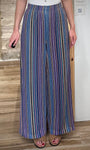 Pantalon crochet multicolore doublé femme été 