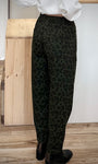 Pantalon Pino leopard kaki vu de dos