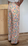 Vue de profil du pantalon Piree Garden Fluo