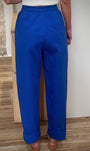 Pantalon taille élastique femme chic de dos