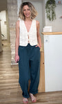 Look estival avec pantalon coton léger 