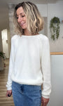 Pull ample à col rond pour un look casual chic