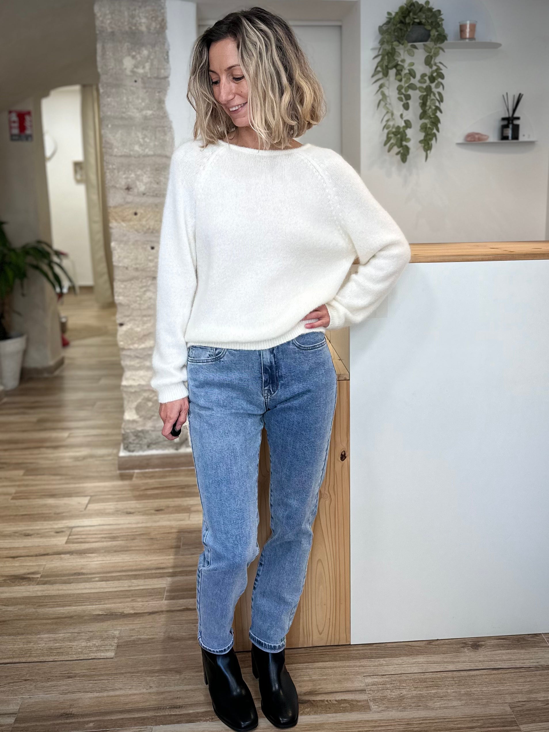 Pull ample pour une silhouette confortable et raffinée