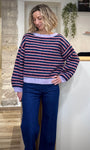 Pull Maelys porté avec un jean pour look casual chic