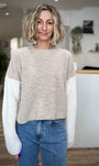 Vue de face du pull Mamma encolure ronde