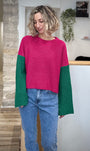 Style automne-hiver vitaminé avec pull Mamma
