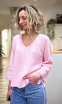 Pull manches tombantes style casual chic