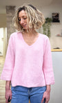 Pull laine mélangée look casual