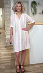 Robe BOBBI en coton et lin coupe ample 